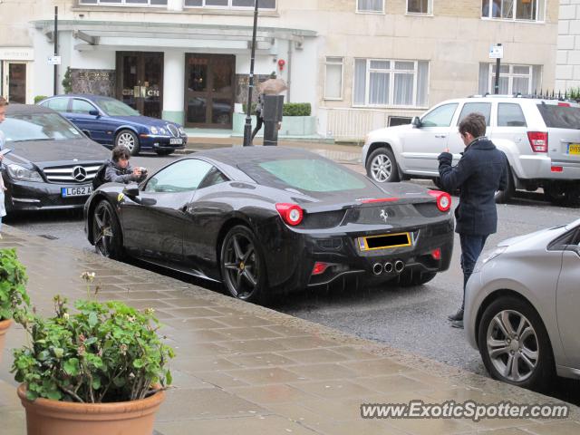 Ferrari 458 Italia spotted in London, United Kingdom