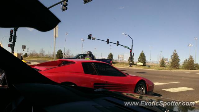 Ferrari Testarossa spotted in Littleton, Colorado