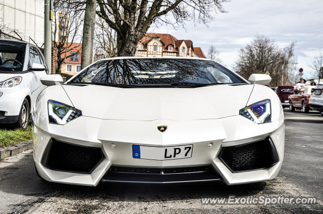 Lamborghini Aventador spotted in Frankfurt, Germany