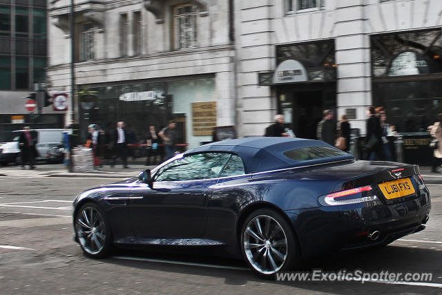 Aston Martin Virage spotted in London, United Kingdom