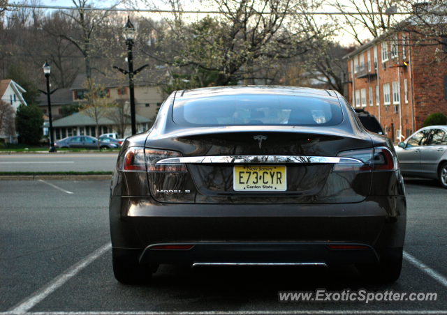 Tesla Model S spotted in Verona, New Jersey