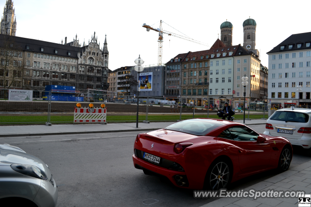 Ferrari California spotted in Munich, Germany