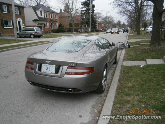 Aston Martin DB9 spotted in Toronto, Canada