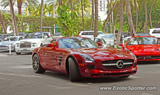 Mercedes SLS AMG spotted in Miami, Florida