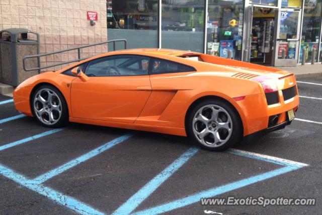 Lamborghini Gallardo spotted in Ridgewood, New Jersey