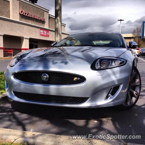 Jaguar XKR spotted in San Carlos, California
