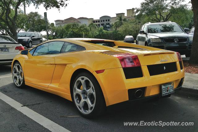 Lamborghini Gallardo spotted in Delray Beach, Florida