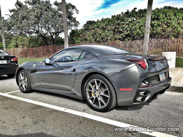 Ferrari California spotted in Delray Beach, Florida