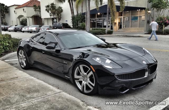 Fisker Karma spotted in Delray Beach, Florida