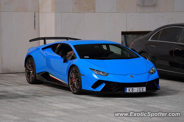 Lamborghini Huracan spotted in Warsaw, Poland
