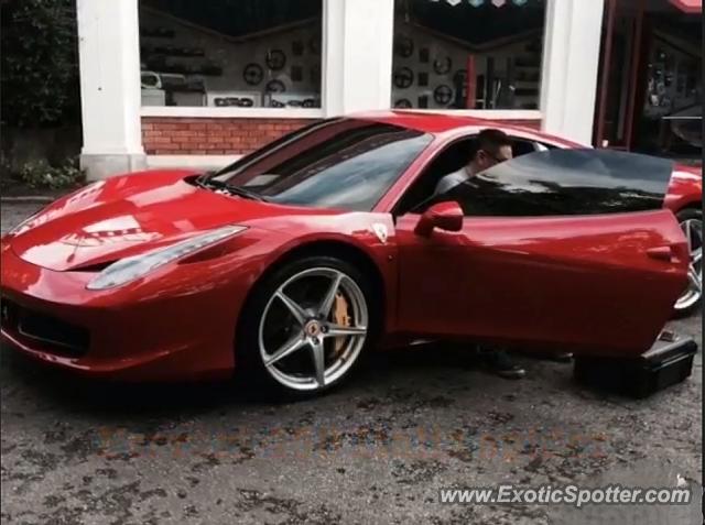 Ferrari 458 Italia spotted in Yangon/Myanmat, Unknown Country