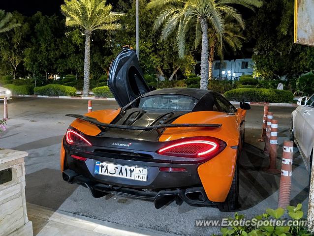 McLaren 570S spotted in Kish Island, Iran