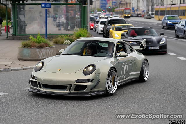 Porsche 911 spotted in Warsaw, Poland
