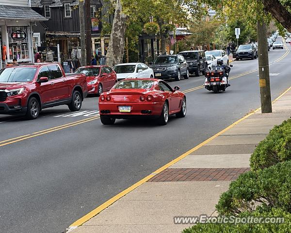Ferrari 575M spotted in New Hope, Pennsylvania