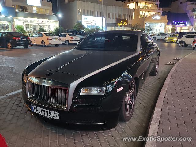 Rolls-Royce Wraith spotted in Kish Island, Iran