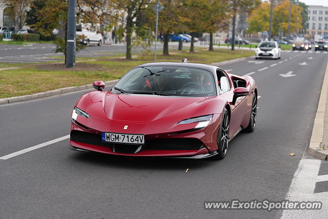 Ferrari SF90 Stradale spotted in Warsaw, Poland