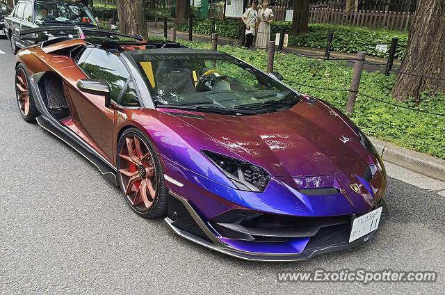 Lamborghini Aventador spotted in Tokyo, Japan
