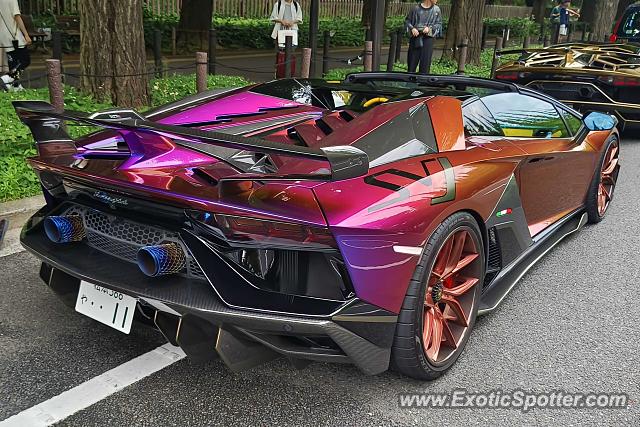 Lamborghini Aventador spotted in Tokyo, Japan